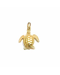 10K Yellow Gold Turtle Charm