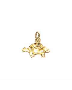 10K Yellow Gold Turtle Charm