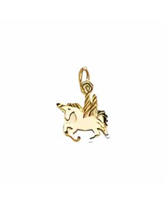 10K Yellow Gold Unicorn Charm
