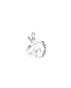 Silver Unicorn's Head Charm