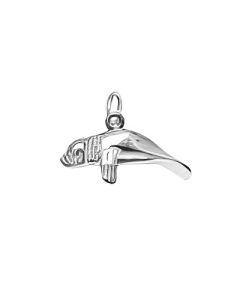 Silver 3D Walrus Charm