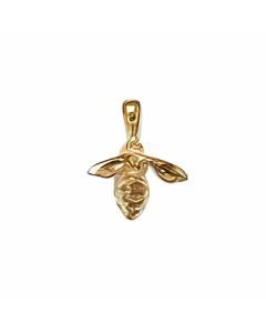 10K Yellow Gold 3D Wasp Pendant