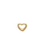 10K Yellow Gold Mini Floating Heart Pendant