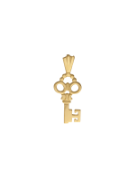10K Yellow Gold Mini Key Charm