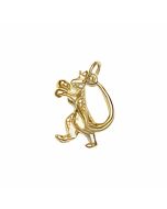 10K Yellow Gold 3D Kangaroo Charm