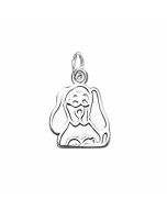 Silver Basset Hound Dog Charm