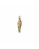 10K Yellow Gold 3D Budgie Charm