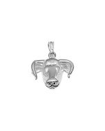 Silver Bull's Head Pendant