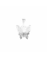 Silver Butterfly Pendant