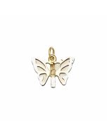 10K Yellow Gold Butterfly Charm