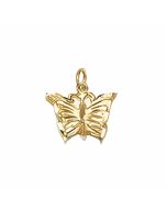 10K Yellow Gold Butterfly Charm