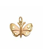 10K Yellow Gold Butterfly Charm