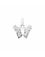 Silver Small Butterfly Charm