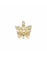 10K Yellow Gold Small Butterfly Charm