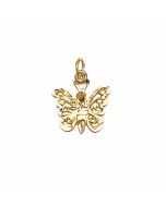 10K Yellow Gold Small Butterfly Charm