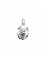 Silver 3D Small Cowboy Hat Charm