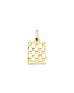 10K Yellow Gold Croatia Pendant