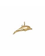 10K Yellow Gold Dolphin Pendant