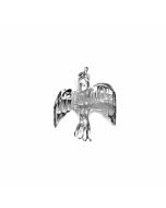 10K White Gold Dove Pendant