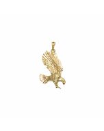 10K Yellow Gold Eagle Pendant