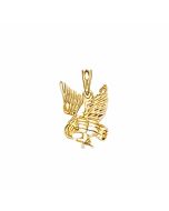 10K Yellow Gold Eagle Pendant