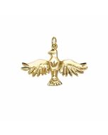 10K Yellow Gold Eagle Pendant