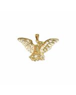 10K Yellow Gold Big Eagle Pendant