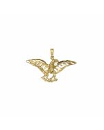 10K Yellow Gold Eagle Pendant