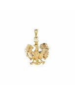 10K Yellow Gold Polish Eagle Pendant