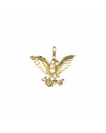 10K Yellow Gold Eagle Pendant