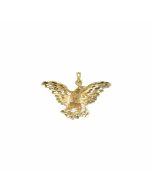 10K Yellow Gold Eagle Pendant