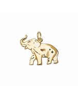 10K Yellow Gold Elephant Pendant
