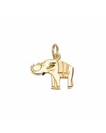 10K Yellow Gold Elephant Charm