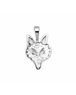 Silver Fox's Head Pendant