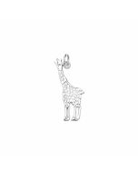 Silver Giraffe Charm