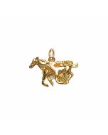 10K Yellow Gold Horse & Colt Charm