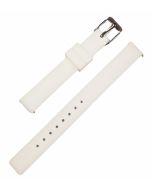 12mm White Plain Silicone Watch Band with Quick Release Pins