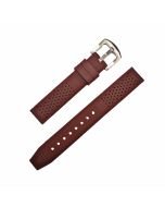 20mm Brown Dotted Silicone Watch Band with Quick Release Pins