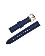20mm Navy Blue Center Raised Style Silicone Watch Band with Quick Release Pins