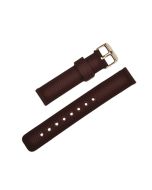 22mm Brown Chain Pattern Silicone Watch Band with Quick Release Pins