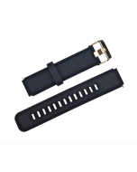 16X30MM Navy Blue Plain Silicone Watch Band with Quick Release Pins