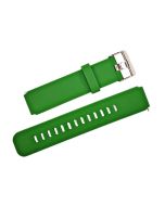 16X30MM Green Plain Silicone Watch Band with Quick Release Pins