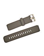 16X30MM Grey Plain Silicone Watch Band with Quick Release Pins