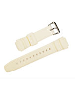 18X26MM White Diamond Pattern Flat TPU Silicone Watch Band