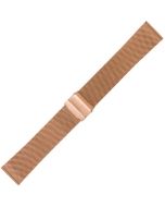 Rose Metal 24mm Mesh Buckle Watch Strap 