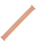 Rose Metal Sidewalk Style Expansion Watch Strap 16-22mm