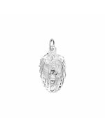 Silver Lion's Head Charm