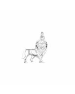 Silver Lion Charm