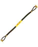 Yellow Metal 12mm Vintage Metal Nylon Cord Watch Strap