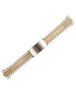 Two Tone 16-22mm Medical Awareness Buckle Watch Strap